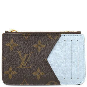 Louis Vuitton Porte Carte Romy Wallet Olympe Blue Brown Fragment